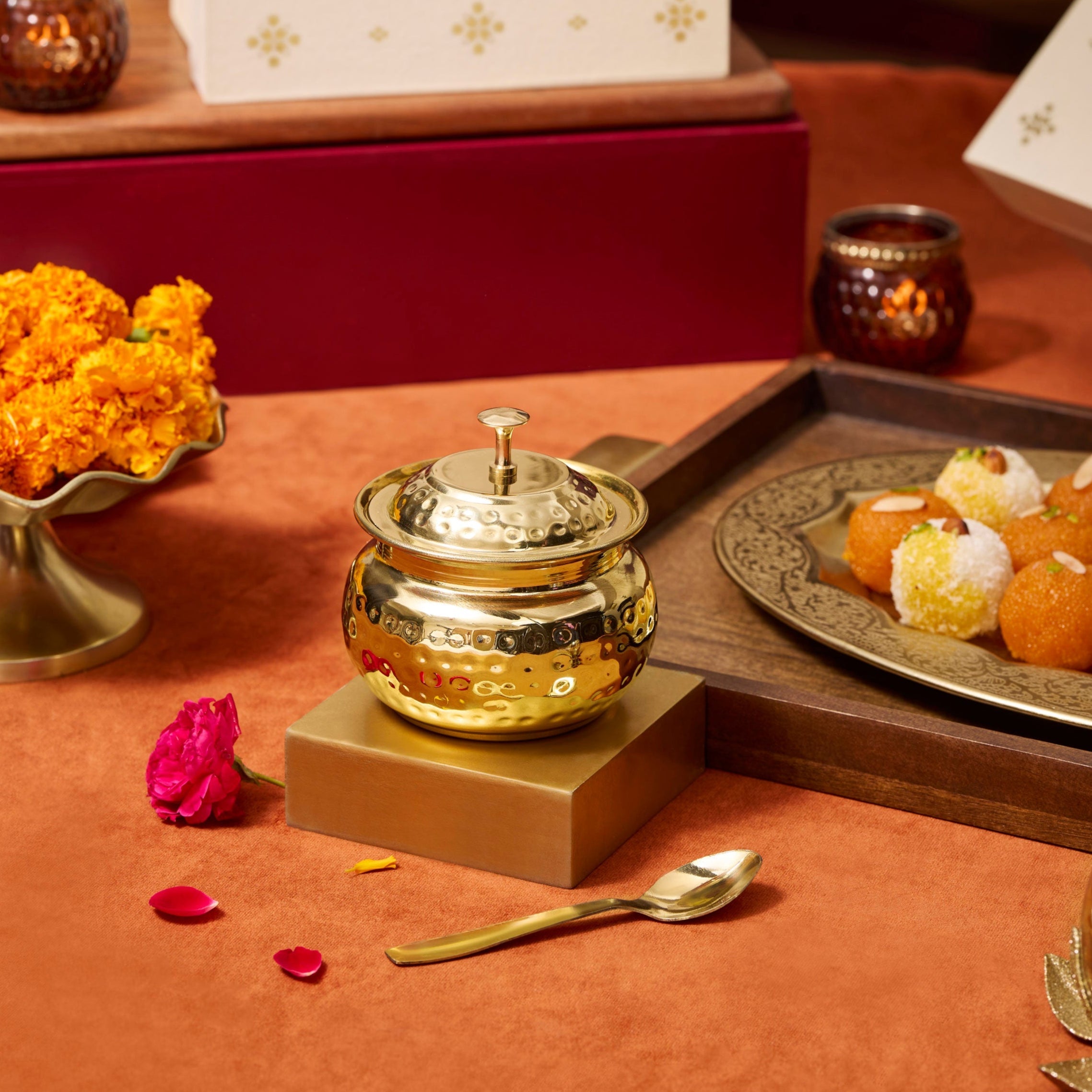 Brass Ghee Pot P-TAL
